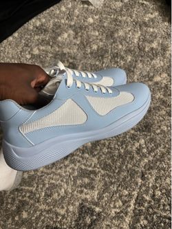 Prada cups , baby blue,  size 10
