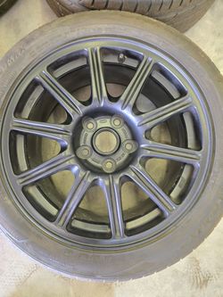 Black BBS STI wheels 5x114
