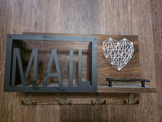Mail and key holder