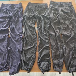Lululemon Dance Studio Pant Bundle - Size 2 (3 Pairs)