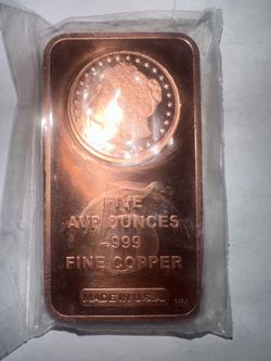 Highland Mint Morgan 5 oz .999 Fine Copper Bars – 2 Available