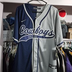 Dallas Cowboys Baseball Jersey Size M
