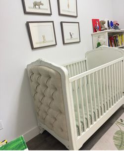 Restoration Hardware (RH) Baby & Child Colette Tufted Crib.