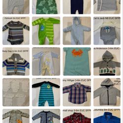 Baby & Toddler Boy Clothes- Size Newborn To 6Years