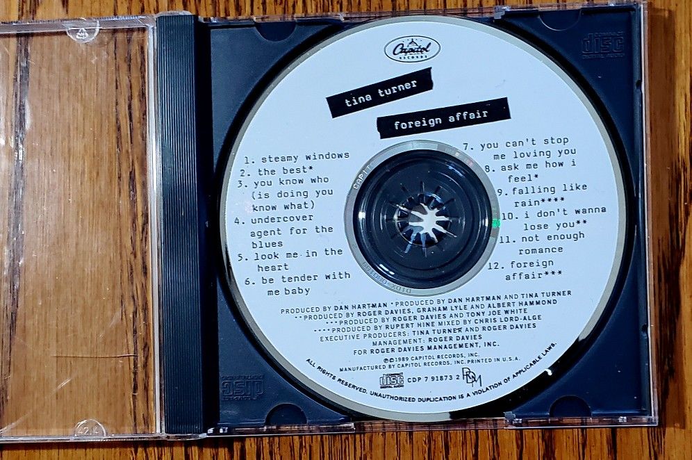 Tina Turner CD "Foreign Affair"