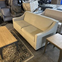 Modern Sofa with Elegant Sloped Arms