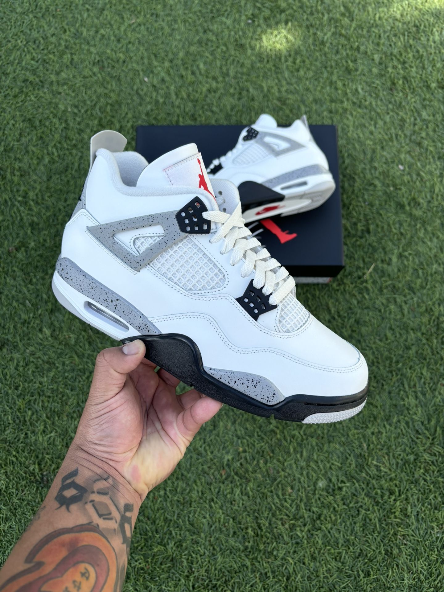 White Cement Jordan 4 Retro