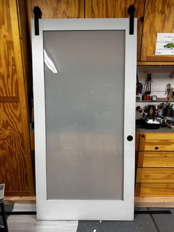 Slide Farm  Door Style With Glass Includes Railing