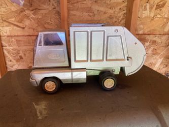 Vintage toy garbage truck