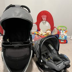 Graco Stroller and Car seat Set