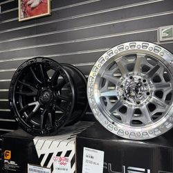 I Have 17” Brand New Fuel And KMC  Tis offroad Wheels Available In Stock For Sale. Different Price All Wheels