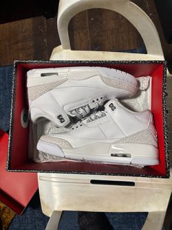 (8.5M) Jordan 3 White Pure Money