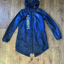 Dallas Cowboys Women’s Lightweight Rain Jacket Size Small