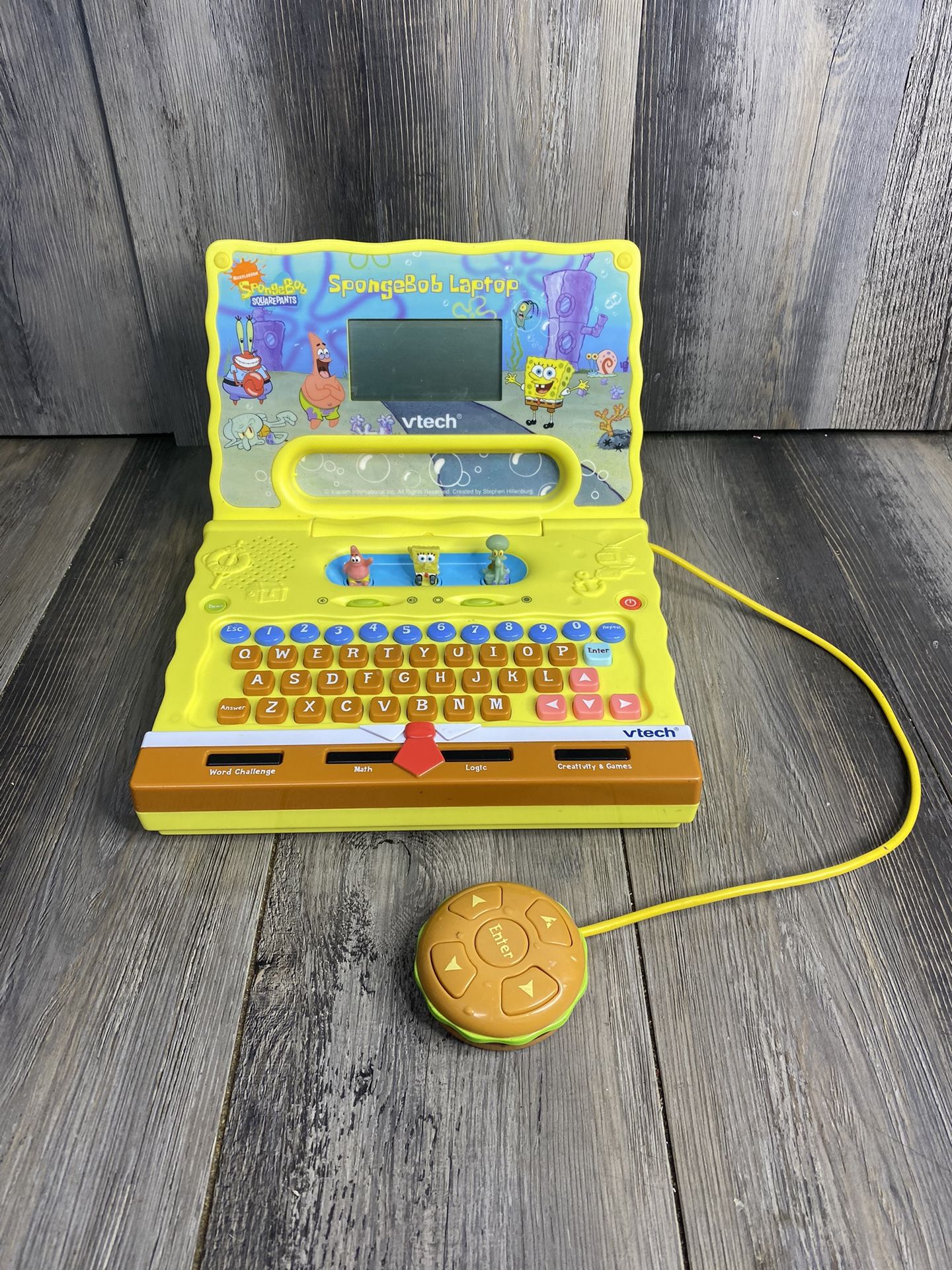 Spongebob Squarepants Vtech Laptop Talking Learning Toy Nickelodeon Electronic
