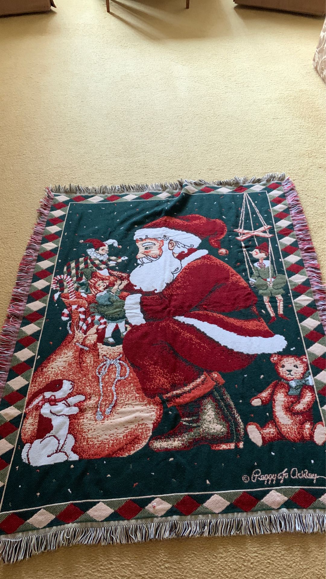 christmas throw blanket