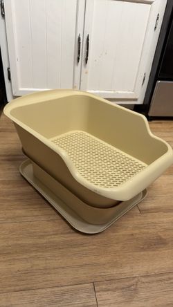 Mr. Catman Wood & Pine Pellet Cat Sifting Litter Box
