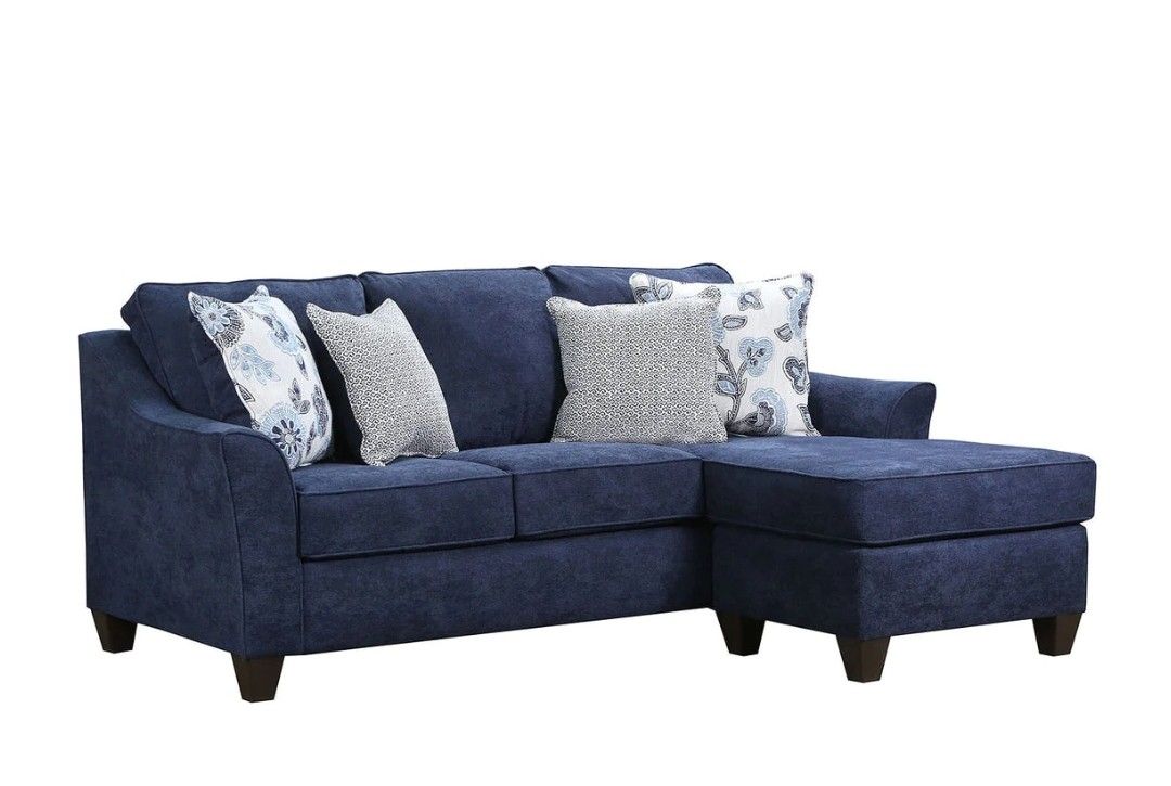 Lane 4330 Navy Reversible Sectional