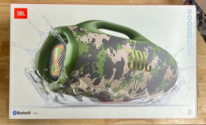 Brand new/factory sealed JBL Boombox 4 Bluetooth Speaker – Camo