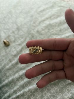 10k gold nugget ring
