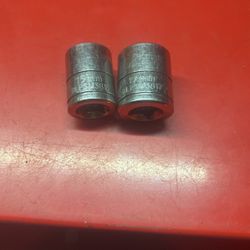 Snap On Tools Metrics 6 Points 15::17 Blue Point 3/8