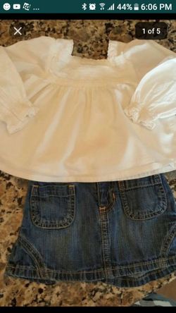 White & Jean Girls Outfit