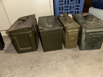 Ammunition boxes lot