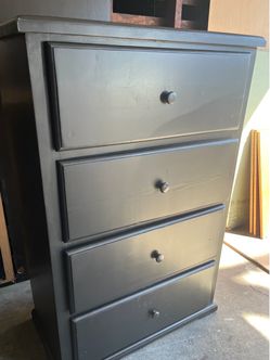 Black  Dresser