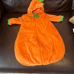 0 - 6 Month Pumpkin Baby Costume