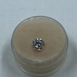 1.02CT Round Brazilian Cut VS2 K Color Diamond
