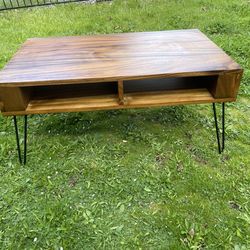 Coffee Table Metal and Wood