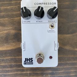 JHS 3 Series Compressor Guitar Effects Pedal w/ Bright Switch, Made in USA