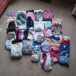 5/6y girls clothesand pants, more than 53 pieces