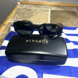 Versace Glasses (All Black Biggie Style)