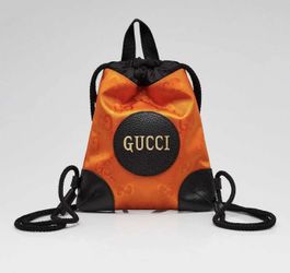GG Orange Nylon Off The Grid Backpack