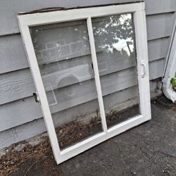 Wood Window 30x30 Grids 