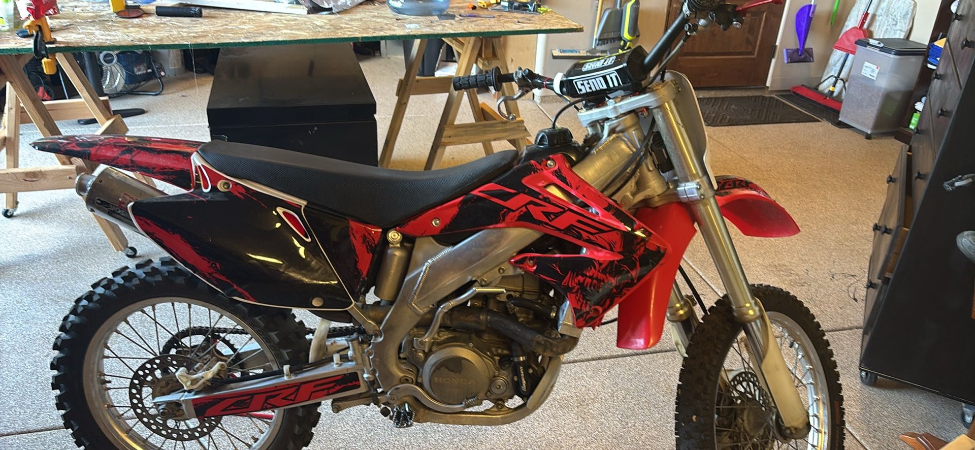CRF-(contact info removed) With Extras….Clean Title And Riding Gear