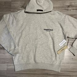Light Oat Essentials Hoodies 