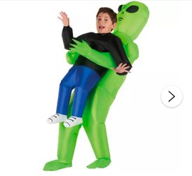 Kids inflatable alien abduction costume