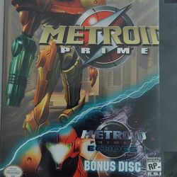 Metroid Prime + Bonus Disc for Game Cube (Nintendo)