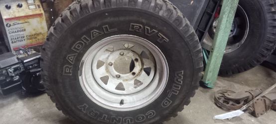 RVT. Tires and rims