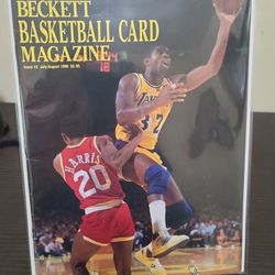 Magic Johnson Lakers NBA basketball Beckett magazine 