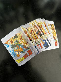 1998 Dragon Ball Z playing cards