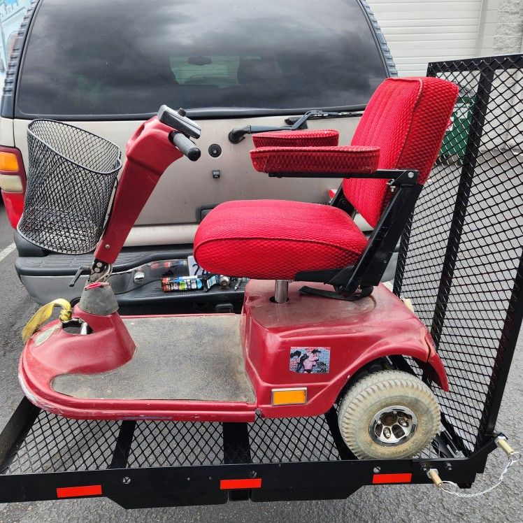 Mobility Scooter with Charger and New Batteries