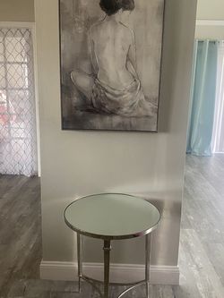 Silver/Mirror Table