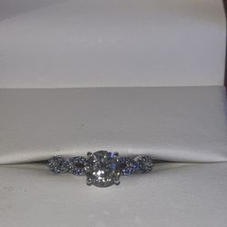 Sapphire Infinity Engagement Ring