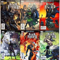 BLACK PANTHER COMIC LOT #1-6🔑1ST SHURI APPEARANCE AS THE NEW BLACK-PANTHER!💎4 BIG KEYS! MCU NEW MOVIE 2026-2028 AVENGERS DOOMSDAY SECRET WARS 🌟