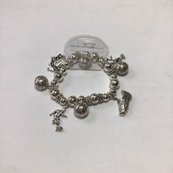 NWT Soccer Charm Stretch Bracelet