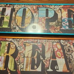 Hope And Dream Framed Puzzle Pictures