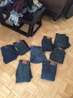 Levi’s jeans 100$all, 30-30, 31-30, 1 34-34