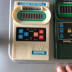 1970s Vintage Handheld Games Mattel